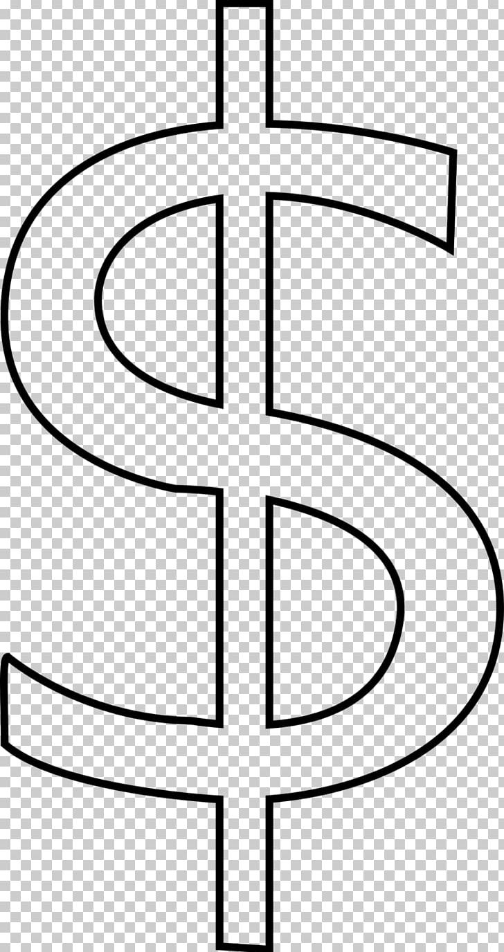 Dollar Sign United States Dollar PNG, Clipart, Angle, Area, Black And White, Clipart, Clip Art Free PNG Download