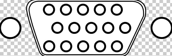 VGA Connector Electrical Connector Parallel Port D-subminiature PNG, Clipart, Angle, Area, Auto Part, Black And White, Bnc Connector Free PNG Download