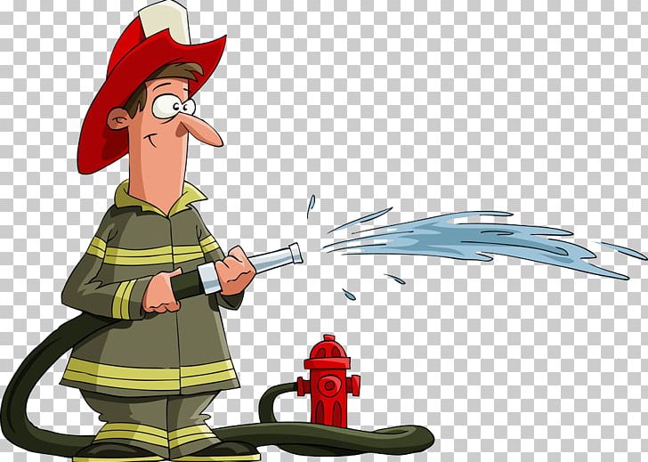 Firefighter Fire Hose Fire Hydrant Garden Hose PNG, Clipart, Art, Cartoon, Drawing, Fictional Character, Fire Extinguisher Free PNG Download
