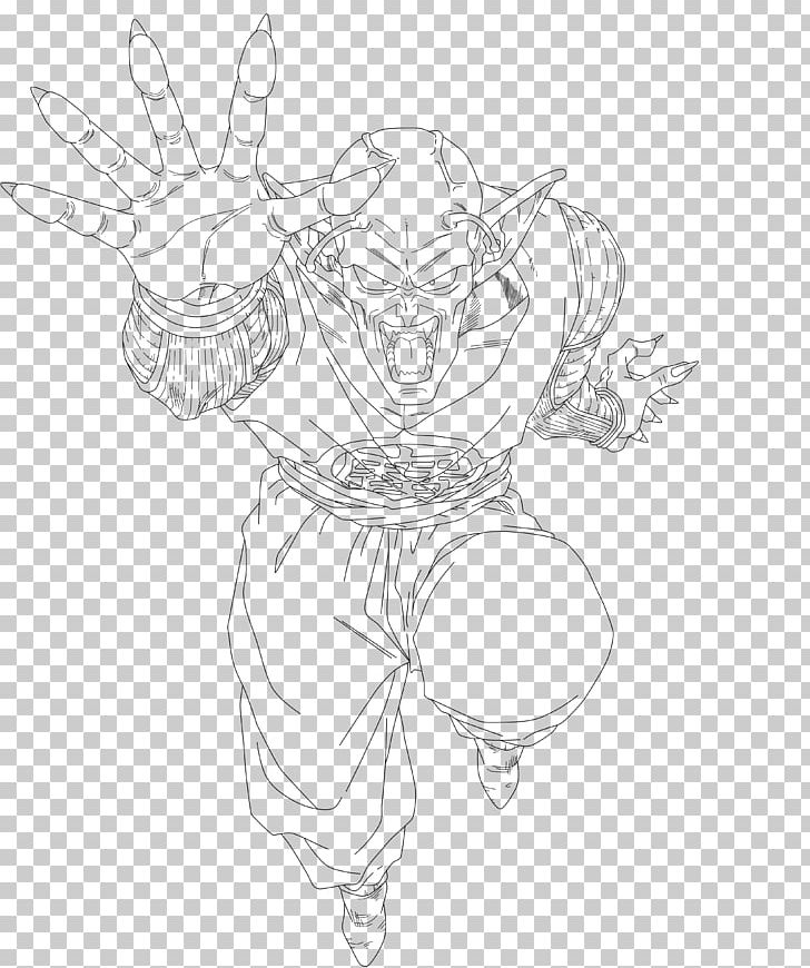 King Piccolo Vegeta Mr. Satan Sketch PNG, Clipart, Arm, Art, Artist, Artwork, Black And White Free PNG Download