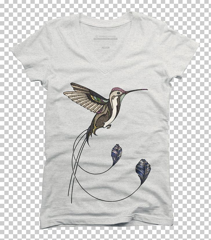 T-shirt Hummingbird Hoodie Clothing PNG, Clipart, Beak, Bird, Clothing, Clothing Accessories, Design By Humans Free PNG Download