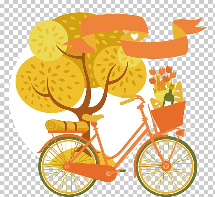 Autumn Travel PNG, Clipart, Autumn, Autumn Leaves, Autumn Tree, Bicycle, Decorative Patterns Free PNG Download
