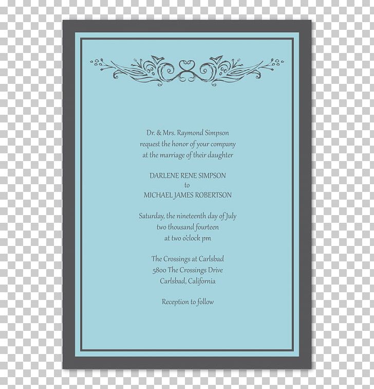 Wedding Invitation Frames Convite Font PNG, Clipart, Blue, Convite, Picture Frame, Picture Frames, Text Free PNG Download