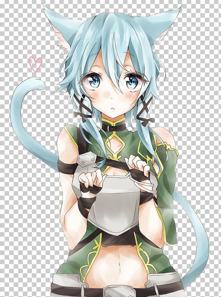 Sinon Catgirl Asuna Anime PNG, Clipart, Action Figure, Animals, Anime, Asuna, Cat Free PNG Download