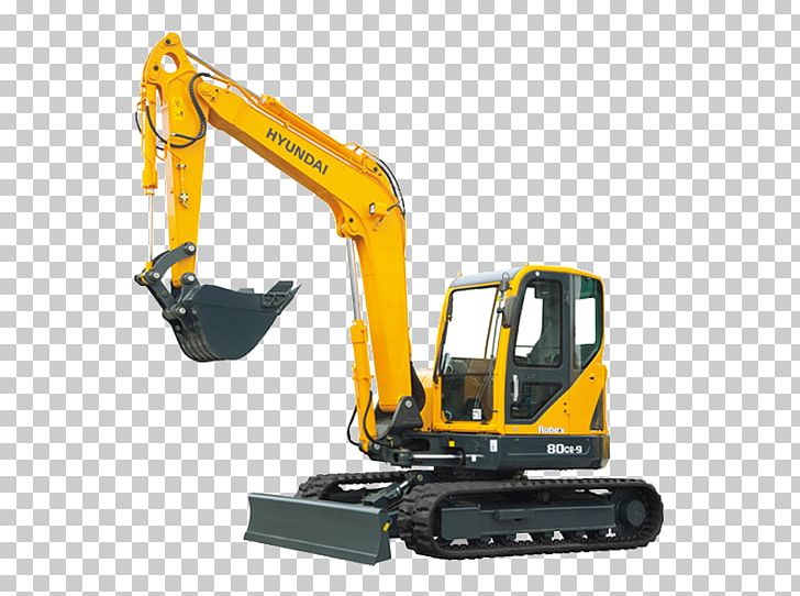 Hyundai Motor Company Compact Excavator Heavy Machinery PNG, Clipart, Bucket, Bulldozer, Compact Excavator, Construction, Construction Equipment Free PNG Download