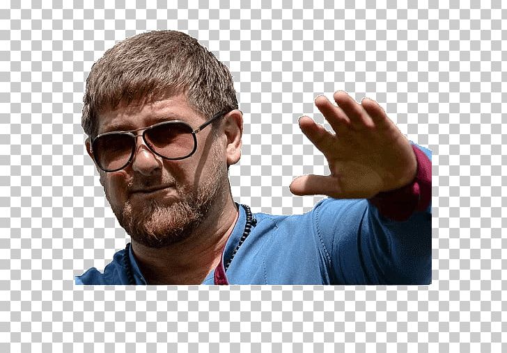 Ramzan Kadyrov Chechnya Telegram Sticker Chechens PNG, Clipart, Audio Equipment, Bea, Glasses, Hand, Information Technology Free PNG Download