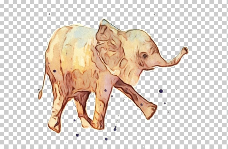 Indian Elephant PNG, Clipart, Animal Figure, Elephant, Indian Elephant, Paint, Watercolor Free PNG Download