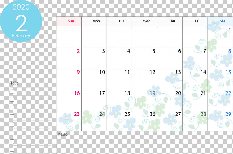 February 2020 Calendar February 2020 Printable Calendar 2020 Calendar PNG, Clipart, 2020 Calendar, Calendar, Circle, Diagram, February 2020 Calendar Free PNG Download