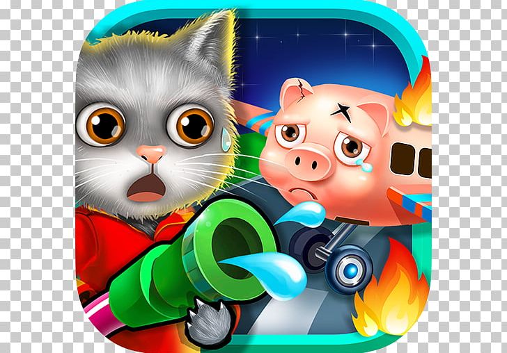 Animal Rescue! Airplane Flight Baby Fireman! Kids Hero Rescue Cat Whiskers Android PNG, Clipart, Airplane, Android, Animals, Art, Carnivoran Free PNG Download