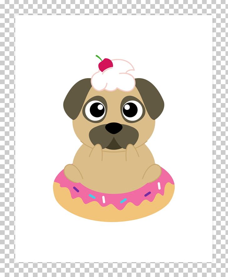 Puppy Donuts Pug Coffee And Doughnuts PNG, Clipart, Animals, Carnivoran, Cartoon, Clipart Dog, Coffee And Doughnuts Free PNG Download
