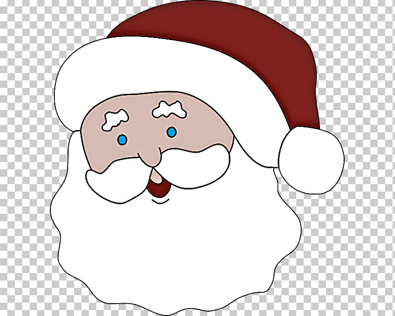 Santa Claus PNG, Clipart, Cartoon, Cheek, Christmas, Facial Hair, Head Free PNG Download