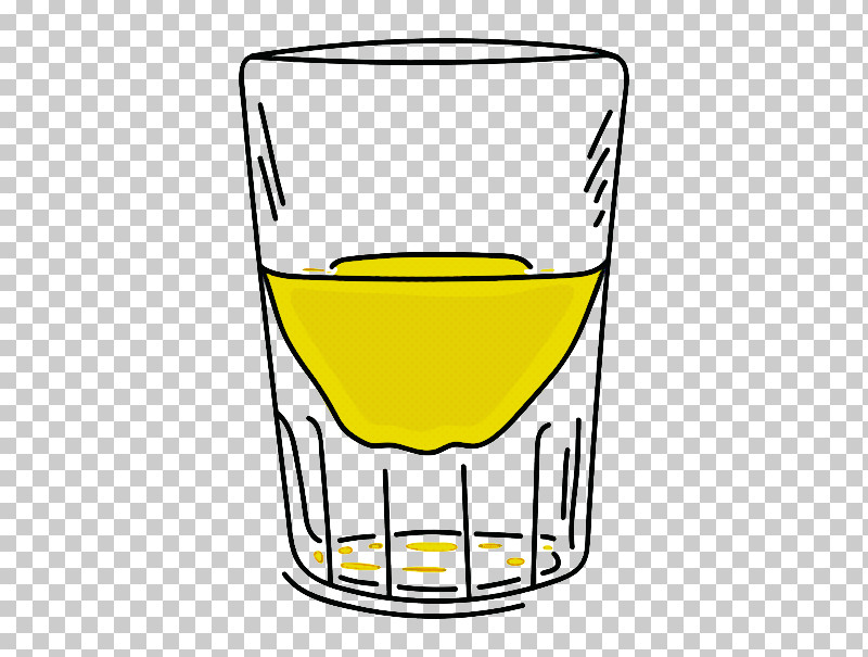 Drinkware Pint Glass Yellow Highball Glass Tumbler PNG, Clipart, Drink, Drinkware, Highball Glass, Line, Old Fashioned Glass Free PNG Download