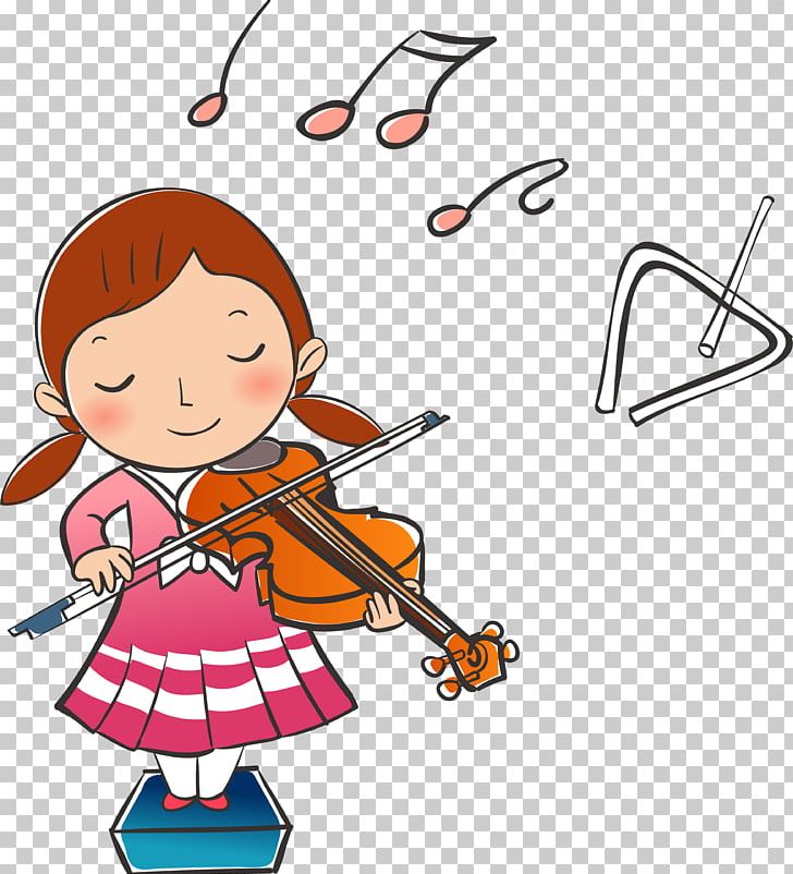 Cartoon Violin Child PNG, Clipart, Angle, Area, Art, Artwork, Boy Free PNG Download