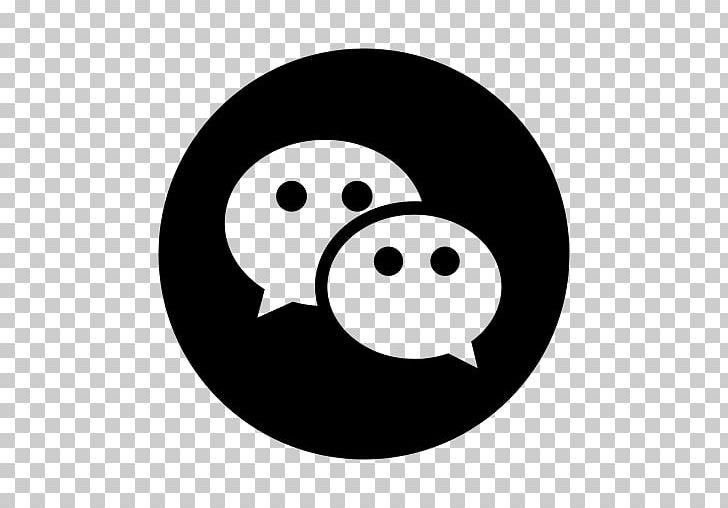 Social Media WeChat Computer Icons PNG, Clipart, Black, Black And White, Circle, Computer Icons, Fictional Character Free PNG Download