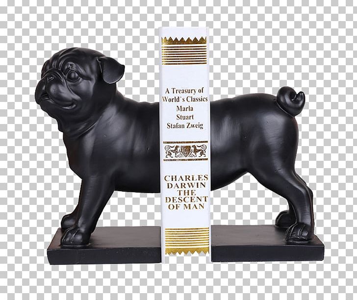 Pug Bookend Study Room PNG, Clipart, Antiques, Black, Black Dog, Book, Bookend Free PNG Download