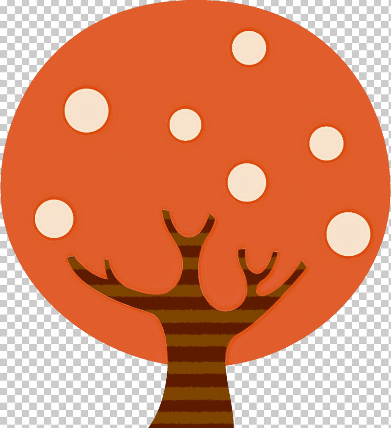 Orange PNG, Clipart, Abstract Cartoon Tree, Autumn Tree, Fall Tree, Happy, Orange Free PNG Download