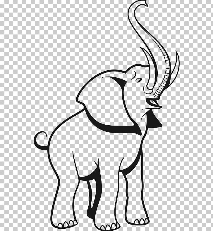 Elephant Drawing PNG, Clipart, Animals, Art, Black And White, Carnivoran, Cartoon Free PNG Download