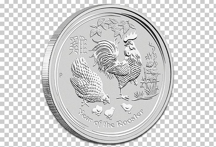 Perth Mint Silver Coin Lunar PNG, Clipart, Australia, Australian Silver Kangaroo, Bird, Black And White, Bullion Coin Free PNG Download