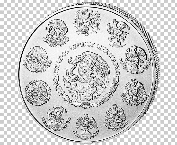 Silver Coin Silver Coin Mexico Libertad PNG, Clipart, Australian Silver Kookaburra, Black And White, Bullion, Bullion Coin, Canadian Gold Maple Leaf Free PNG Download