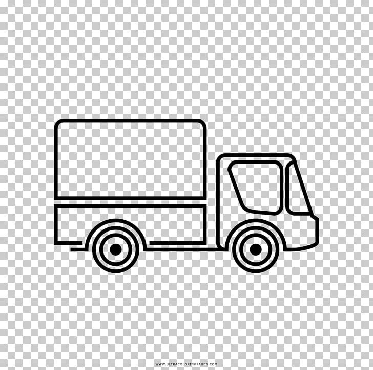 Pickup Truck Drawing Coloring Book Semi-trailer Truck PNG, Clipart, Angle, Ausmalbild, Automotive Design, Black, Black And White Free PNG Download