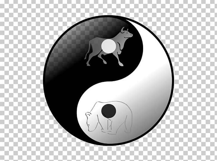 Cattle Yin And Yang Taijitu PNG, Clipart, Animals, Black And White, Bull, Carnivoran, Cattle Free PNG Download