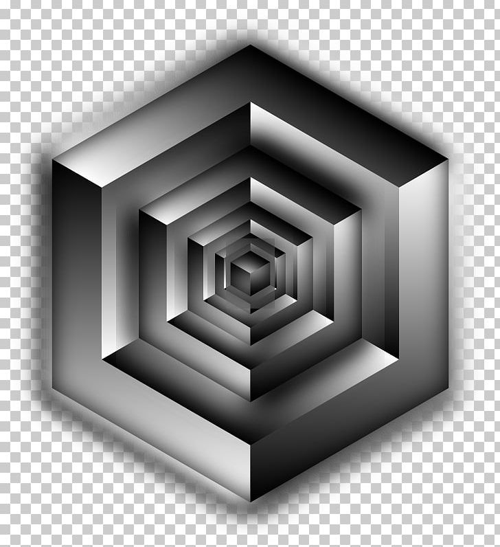 Penrose Triangle Isometric Projection Cube Three-dimensional Space Optical Illusion PNG, Clipart, Angle, Art, Black And White, Circle, Computer Wallpaper Free PNG Download