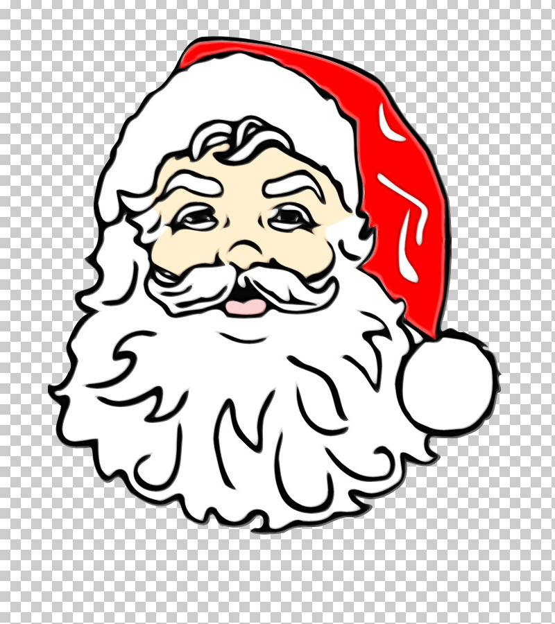 Santa Claus PNG, Clipart, Beard, Cartoon, Facial Expression, Facial Hair, Hair Free PNG Download