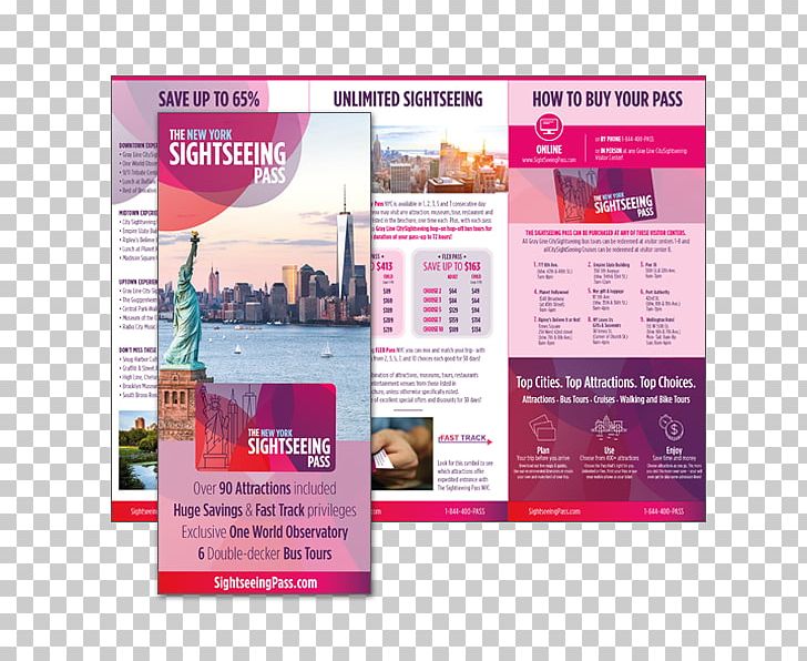 Guidebook The SightSeeing Pass NYC Map Tourist Attraction Flyer PNG, Clipart, Advertising, Brand, Brochure, Display Advertising, Flyer Free PNG Download