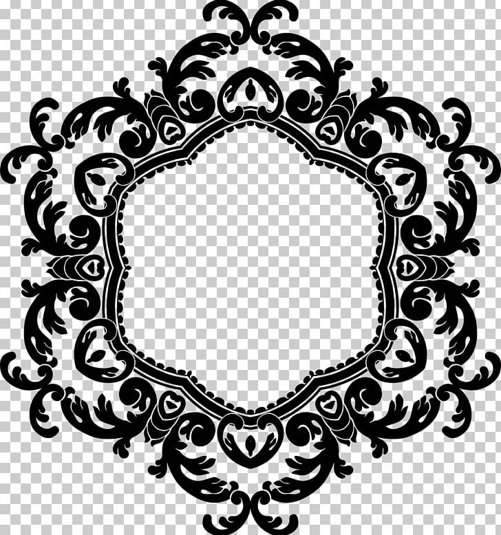 Frames Flower PNG, Clipart, Black, Black And White, Border, Circle, Clip Art Free PNG Download
