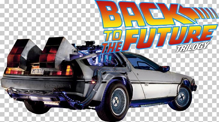 back to the future logo car