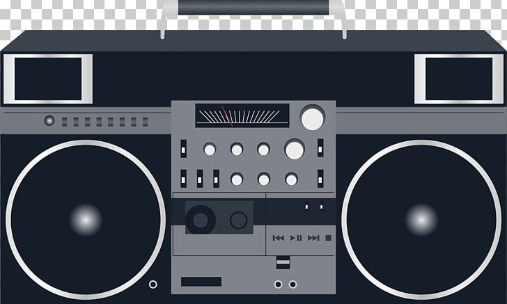 Boombox Compact Cassette Phonograph Record PNG, Clipart, Art, Audio Equipment, Black, Black Hair, Black White Free PNG Download