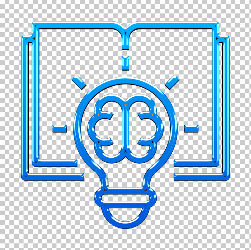 Book And Learning Icon Creative Icon Brain Icon PNG, Clipart, Book And Learning Icon, Brain Icon, Creative Icon, Electric Blue, Line Free PNG Download