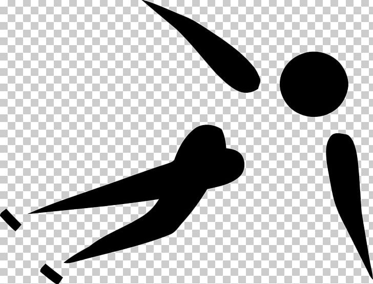 Winter Olympic Games Short Track Speed Skating Ice Skating PNG, Clipart, Angle, Beak, Black And White, Figure Skating, Finger Free PNG Download