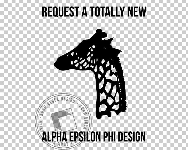 Giraffe T-shirt Logo Design PNG, Clipart, Alpha Phi Alpha, Area, Art Museum, Black And White, Bluza Free PNG Download