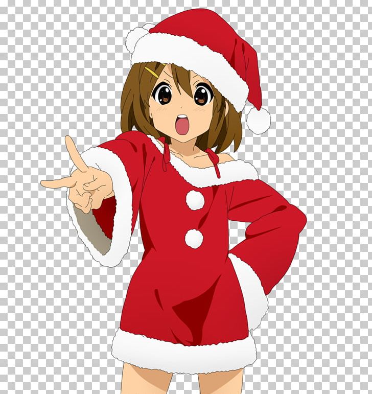 Yui Hirasawa Mio Akiyama Ritsu Tainaka K-On! Azusa Nakano PNG, Clipart, Azusa Nakano, Cartoon, Character, Christmas, Christmas Decoration Free PNG Download