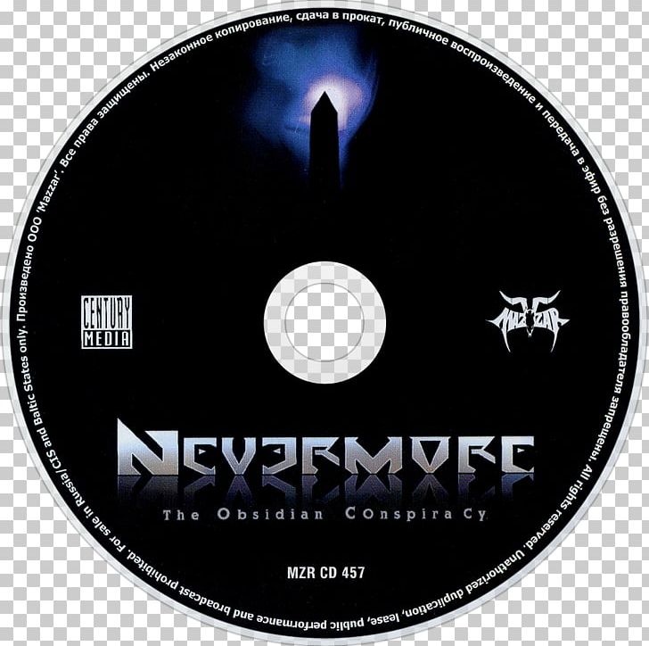 Compact Disc The Obsidian Conspiracy Nevermore DVD Artist PNG, Clipart, Artist, Brand, Compact Disc, Conspiracy Theory, Data Storage Device Free PNG Download