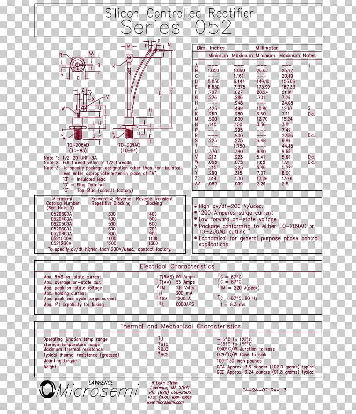 Document Silicon Controlled Rectifier TRIAC Datasheet PNG, Clipart, Aby, Angle, Area, Com, Crossreference Free PNG Download