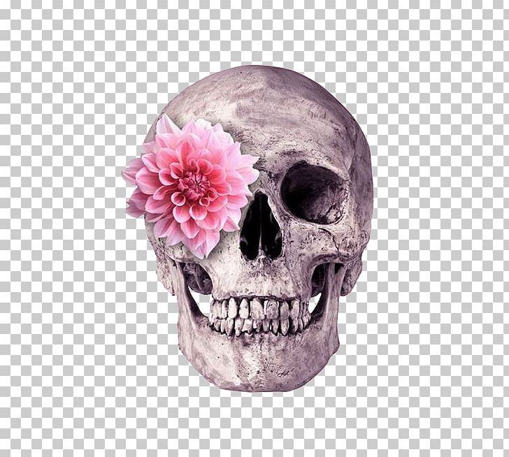 Skull Flower Skeleton Printing PNG, Clipart, Bone, Fantasy, Flower, Flower Bouquet, Flower Pattern Free PNG Download