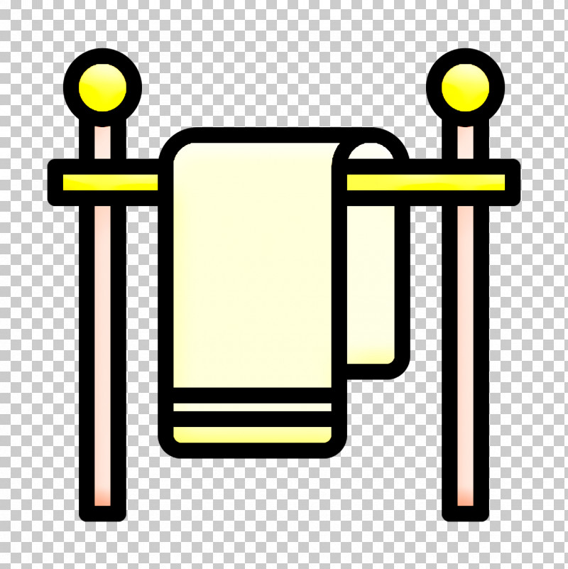 Home Equipment Icon Clothes Line Icon PNG, Clipart, Clothes Line Icon, Home Equipment Icon, Line, Yellow Free PNG Download