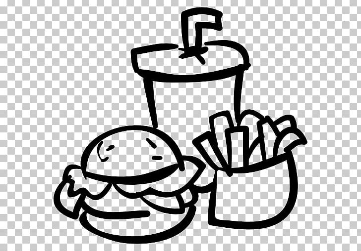 Hamburger Fast Food French Fries Fizzy Drinks Hot Dog PNG, Clipart, Artwork, Black And White, Burger, Burger King, Capitalist Free PNG Download