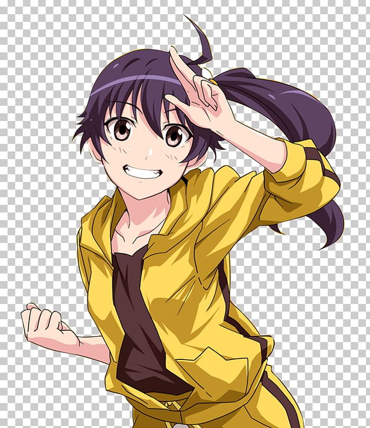 Karen Araragi Monogatari Series Onimonogatari Anime Seiyu PNG, Clipart, Akiyuki Shinbo, Anime, Araragi, Bakemonogatari, Black Hair Free PNG Download