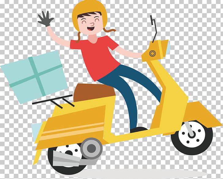 Delivery Euclidean Courier Scooter PNG, Clipart, Cars, Cartoon, Cartoon Motorcycle, Delivery Driver, Express Delivery Free PNG Download