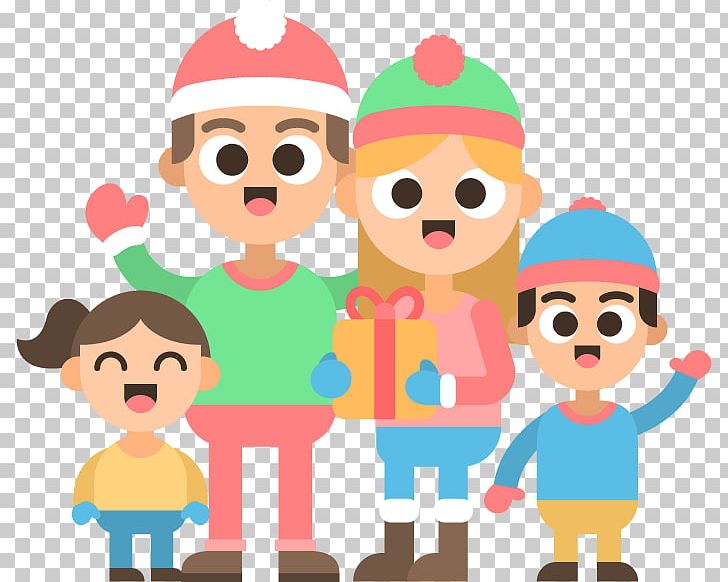 Christmas Family PNG, Clipart, Area, Art, Cartoon, Celebrate, Child Free PNG Download
