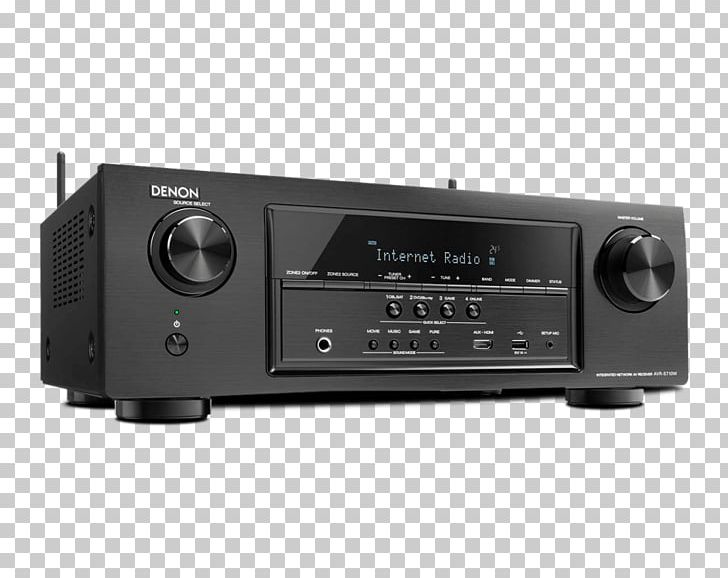 AV Receiver Denon Dolby Atmos Audio 4K Resolution PNG, Clipart, 4k Resolution, Airplay, Audio, Audio Equipment, Audio Receiver Free PNG Download