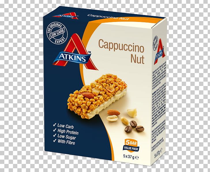 Fudge Cappuccino NutRageous Atkins Diet PNG, Clipart, Atkins Diet, Bar, Breakfast Cereal, Cappuccino, Carbohydrate Free PNG Download