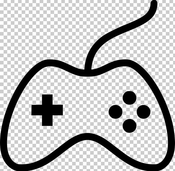 Joystick Game Controllers Computer Icons Video Game PNG, Clipart, Area, Black, Black And White, Computer Icons, Controller Free PNG Download