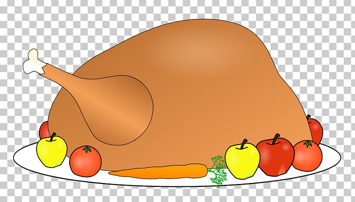 cartoon cooked thanksgiving turkey