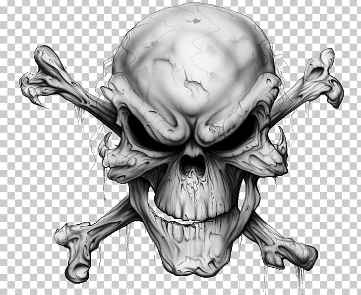 Skull And Crossbones Tattoo Human Skull Symbolism PNG, Clipart, Art, Artwork, Automotive Design, Black And White, Bone Free PNG Download
