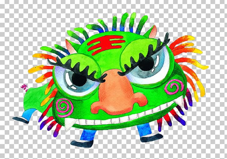 Lion Dance Chinese New Year Cartoon Illustration PNG, Clipart, Art, Cartoon, Child, Chinese, Chinese Border Free PNG Download