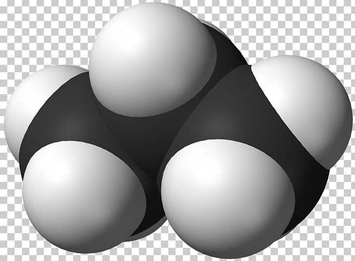 Propane Gas Space-filling Model Alkane Ethane PNG, Clipart, 3 D, Alkane, Black And White, Butane, Carbon Free PNG Download